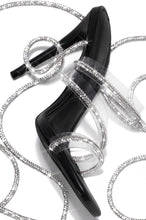 Load image into Gallery viewer, Black Heels with Embellished Straps