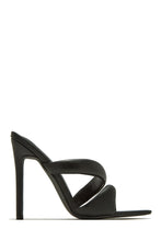 Load image into Gallery viewer, Black High Heel Mules