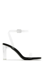 Load image into Gallery viewer, Black and Clear Heels