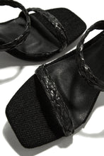 Load image into Gallery viewer, Out On Vacation Espadrille Block Heel Mules - Black