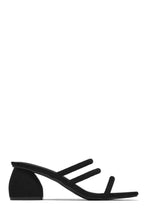 Load image into Gallery viewer, Nora Block Mid Heel Mules - Nude