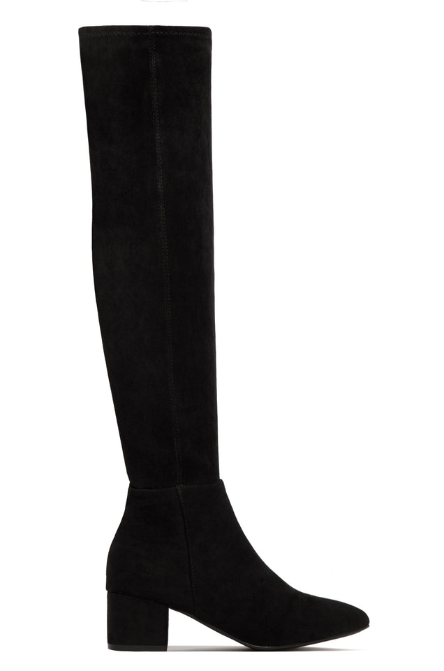 Load image into Gallery viewer, Black Suede Boots