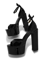 Load image into Gallery viewer, Ankle Strap Chunky Platform Heels