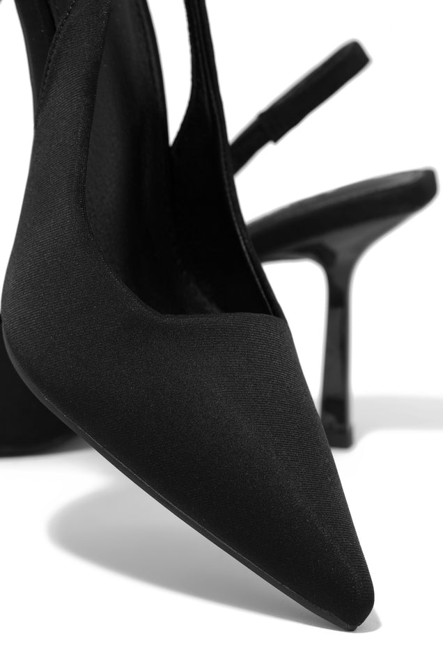 Load image into Gallery viewer, Black Lycra Pumps
