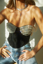 Load image into Gallery viewer, Black Corset Top