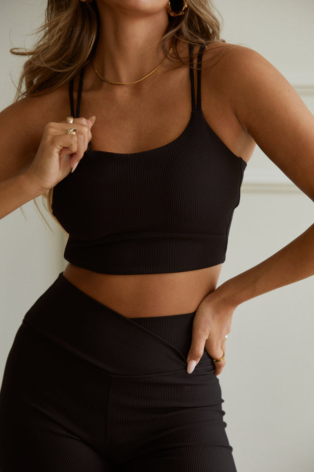 Load image into Gallery viewer, Black Active Top