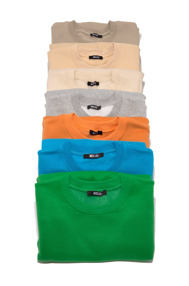 Load image into Gallery viewer, Cozy Feels Adult Crewneck Sweater - Orange