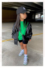 Load image into Gallery viewer, Mini Cozy Feels Kids Crewneck Sweater - Green