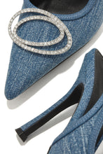 Load image into Gallery viewer, Denim Pump High Heels