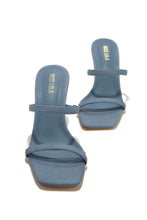 Load image into Gallery viewer, Out Tonight High Heel Mules - Denim