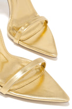 Load image into Gallery viewer, Gold High Heels