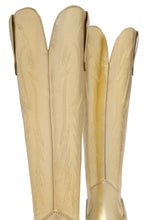 Load image into Gallery viewer, Gold Boots With Stitch Detail