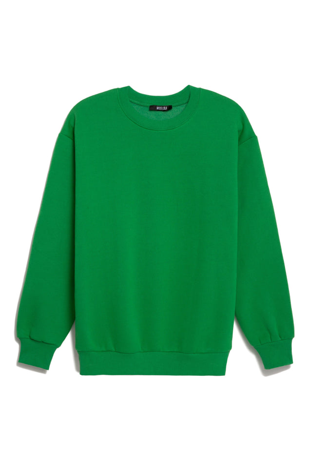 Load image into Gallery viewer, Cozy Feels Adult Crewneck Sweater - Green