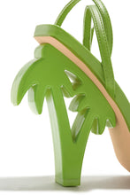 Load image into Gallery viewer, Palm Springs Palm Tree High Heels - Lime