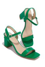 Load image into Gallery viewer, Ankle Strap Block Heels