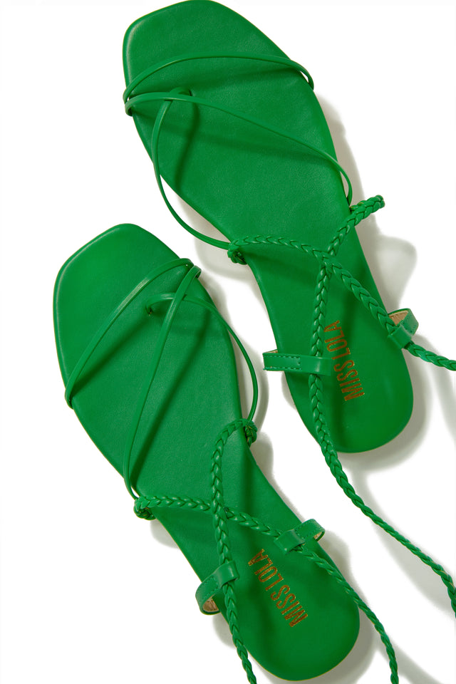 Load image into Gallery viewer, Gold Lace Up Sandals