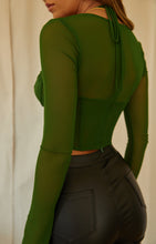 Load image into Gallery viewer, Long Sleeve Mesh Top