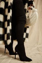 Load image into Gallery viewer, Women Wearing Black Thigh High Boots
