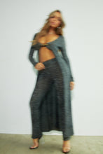 Load image into Gallery viewer, Idara Lurex Knit Maxi Top - Black