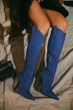 Load image into Gallery viewer, Blue Denim Boots
