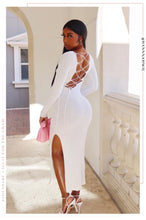 Load image into Gallery viewer, White Long Sleeve Dress