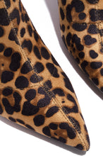 Load image into Gallery viewer, Make A Statement Block Heel Over The Knee Boots - Tan Leopard