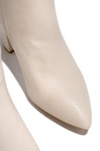 Load image into Gallery viewer, Fine Time Block Heel Knee High Boots - Ivory