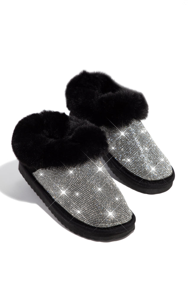 Load image into Gallery viewer, black loungewear slippers