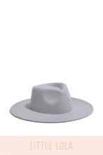 Load image into Gallery viewer, Mini Primavera Kids Flat Brim Hat - Light Blue