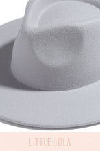 Load image into Gallery viewer, Mini Primavera Kids Flat Brim Hat - Light Blue