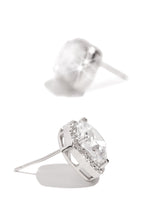 Load image into Gallery viewer, Push Back Silver Stud Earrings
