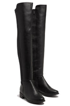 Load image into Gallery viewer, black chunky heel boot