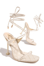 Load image into Gallery viewer, ivory open toe heel