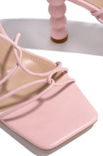 Load image into Gallery viewer, Light Pink Strappy Single Sole Heels
