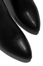 Load image into Gallery viewer, Sienna Block Heel Ankle Boots - Black