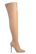 Load image into Gallery viewer, Sultry Touch OVER THE KNEE BOOTS - Nude