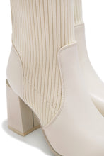 Load image into Gallery viewer, Nude Sock Detail Boot
