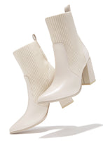 Load image into Gallery viewer, PU Pointed Toe Boots