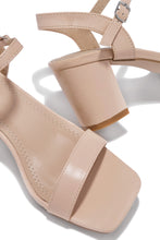 Load image into Gallery viewer, Square Toe Single Sole Chunky Heels