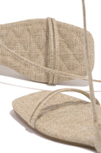 Load image into Gallery viewer, Natural Flat Sandals