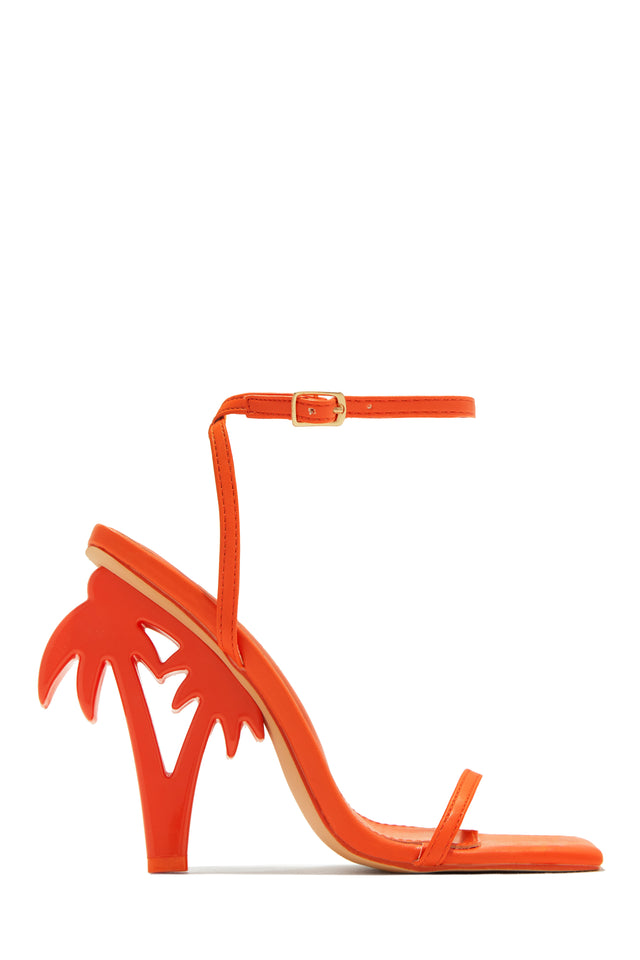 Load image into Gallery viewer, Palm Springs Palm Tree High Heels - Lime