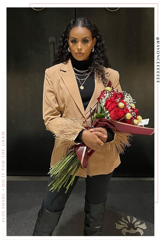 Load image into Gallery viewer, Perfect Match Two Piece Blazer and Pant Set - Nude