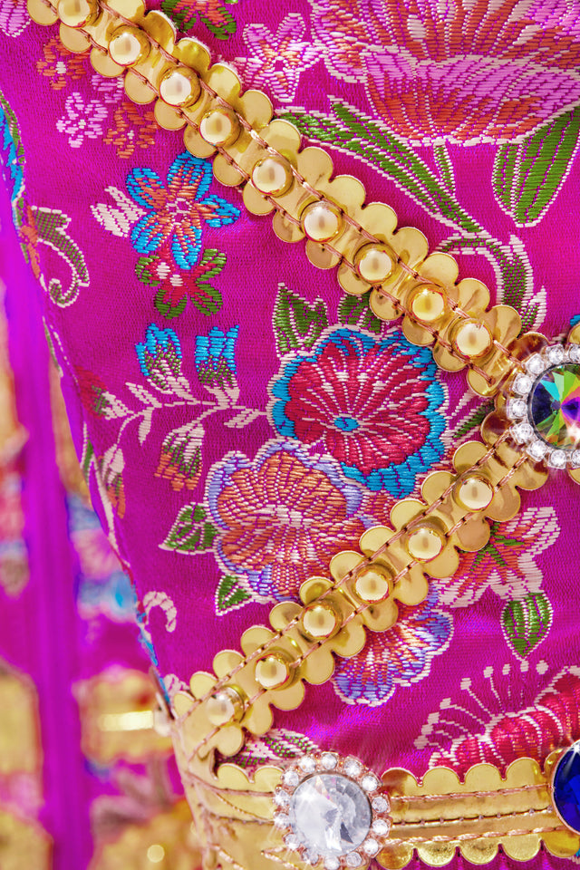 Load image into Gallery viewer, Floral Pattern Embellished Boots