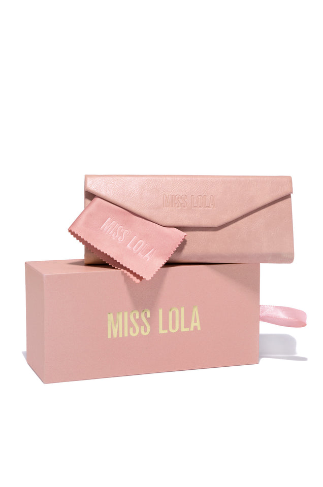 Load image into Gallery viewer, Pink Three Piece Sunglasses Case
