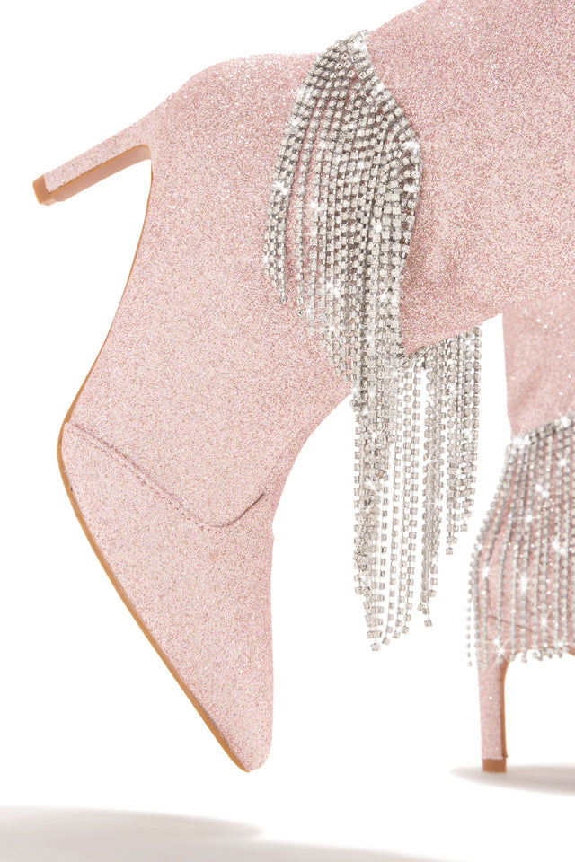Load image into Gallery viewer, Glitter Pink Boots