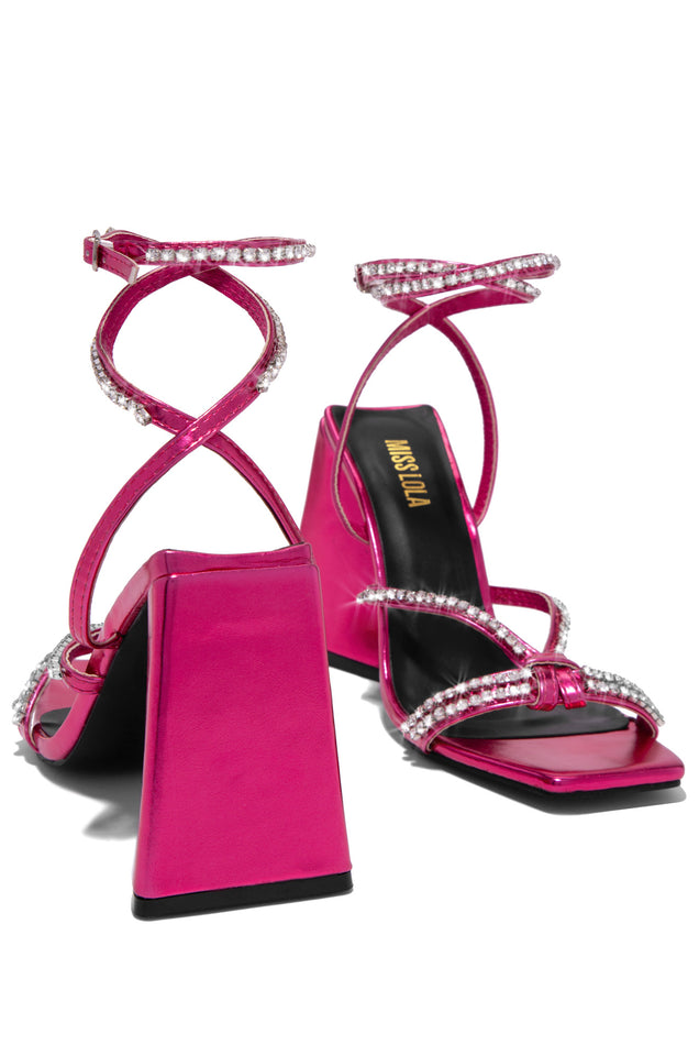 Load image into Gallery viewer, Pink Embellished Heel