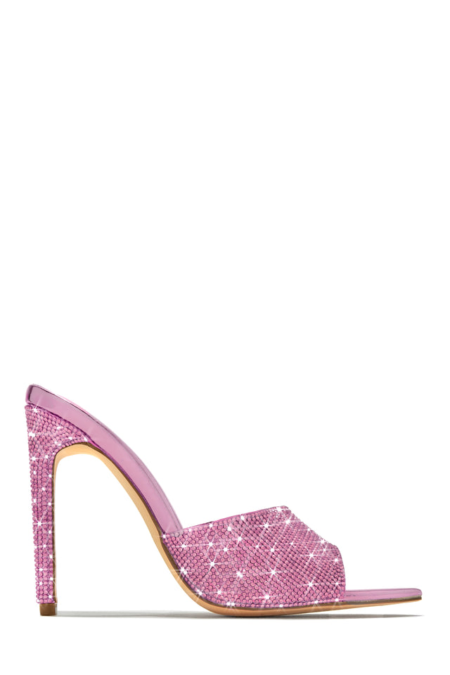 Load image into Gallery viewer, Pink High Heel Mules