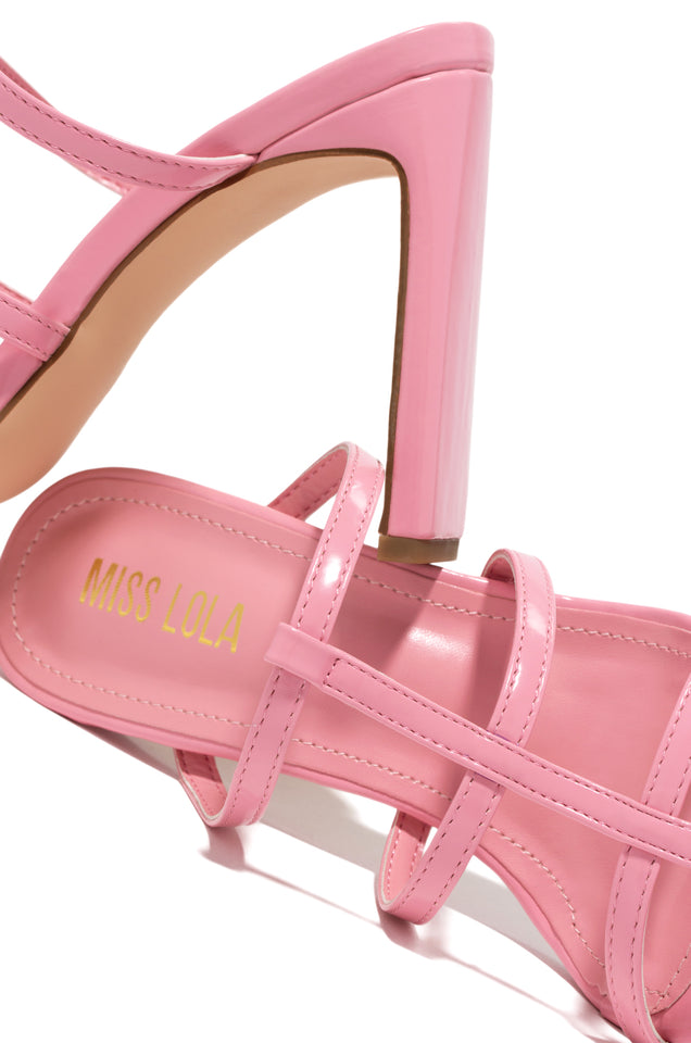 Load image into Gallery viewer, Pink Slip On Heel