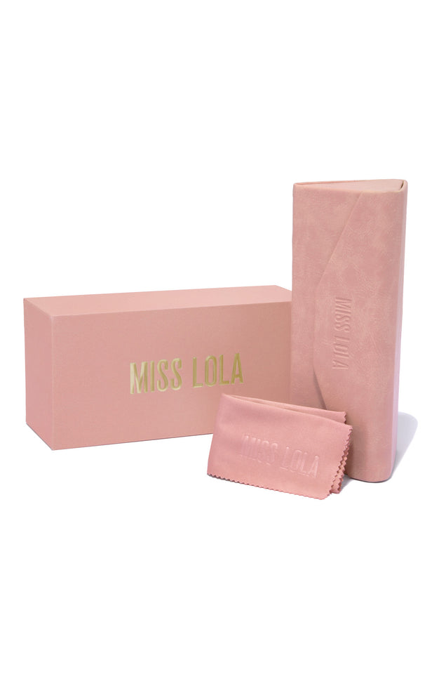 Load image into Gallery viewer, Pink 3 Piece Sunglasses Case