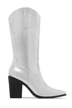 Load image into Gallery viewer, Delaney Block Heel Cowgirl Boots - Blue